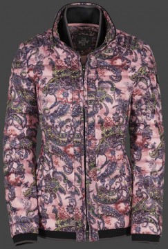 Jacken-Coat Helium Short FloRaHiTec Antique Pink Paisley Jacke Damen Winter