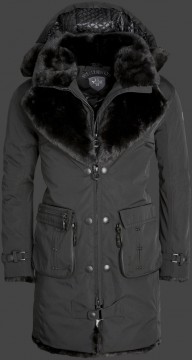 Jacken-Coat Hurricane HeroeAirTec Schwarz Jacke Herren Winter