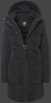 Jacken-Coat Island TiSaAirTec Schwarz Jacke Damen Winter