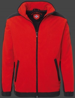 Jacken-Coat Jet-Jacke MicroFleece Rot/Schwarz Jacke Herren Winter