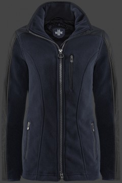 Jacken-Coat Jet Jacket Sport Lady MicroFleece Midnightblue Jacke Damen Winter
