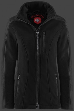 Jacken-Coat Jet Jacket Sport Lady MicroFleece Schwarz Jacke Damen Winter