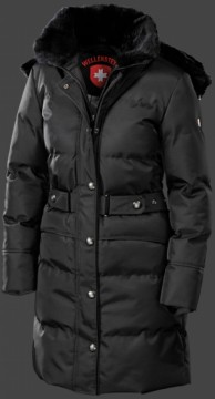 Jacken-Coat Kitzbühel Women Winter RainbowAirTec Schwarz Jacke Damen Winter