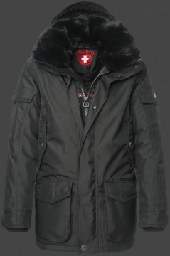 Jacken-Coat Kodiaks RainbowAirTec Coffee Jacke Herren Winter