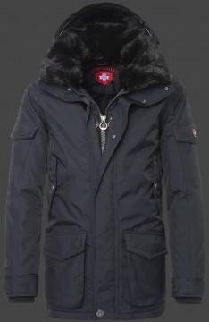 Jacken-Coat Kodiaks RainbowAirTec Midnightblue Jacke Herren Winter