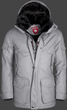 Jacken-Coat Kodiaks WoCasAirTec Flanellgrey Jacke Herren Winter