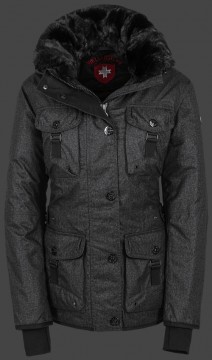 Jacken-Coat Leuchtfeuer Lady FlannelAirTec Anthrazit Jacke Damen Winter