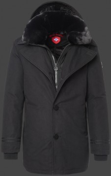 Jacken-Coat Manhattan HDDAirTec Schwarz Jacke Herren Winter