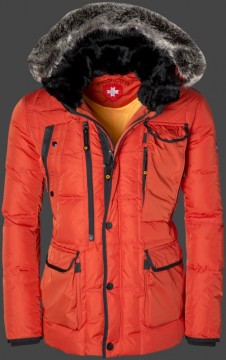 Jacken-Coat Marvellous AmTerAirTec Terracotta Jacke Herren Winter