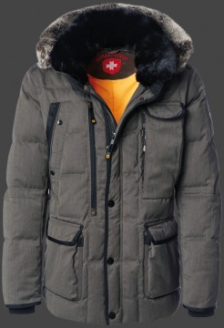 Jacken-Coat Marvellous BosAirTec Saltpepper Jacke Herren Winter