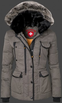 Jacken-Coat Marvellous Lady SeBasLiAirTec Saltpepper Jacke Damen Winter