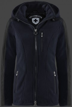 Jacken-Coat Marysol MicroFleece Midnightblue Jacke Damen Winter