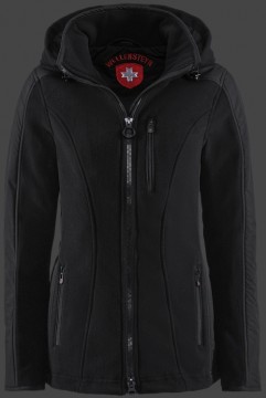 Jacken-Coat Marysol MicroFleece Schwarz Jacke Damen Winter