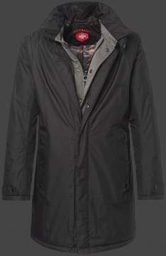 Jacken-Coat Matrix Poly3AirTec Schwarz Jacke Herren Winter