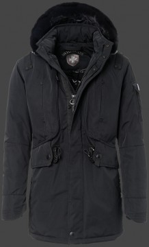 Jacken-Coat Meteorite HeroeAirTec Schwarz Jacke Herren Winter
