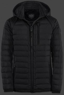 Jacken-Coat Molecule Men Long MoSoDuHiTec Schwarz Jacke Herren Winter