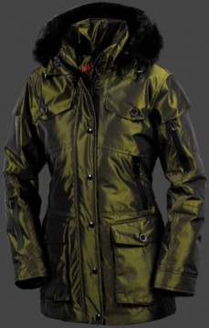 Jacken-Coat Moonlight MidnightAirTec Blackpoisongreen Jacke Damen Winter