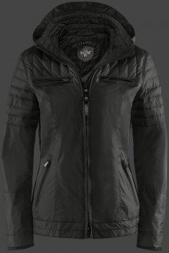 Jacken-Coat Motorunion Lady LiPOSohHiTec Schwarz Jacke Damen Sommer
