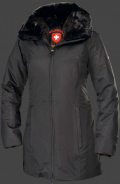 Jacken-Coat Paris PolyHiTec Schwarz Jacke Damen Winter