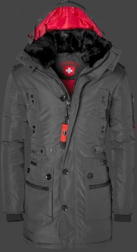 Jacken-Coat Questar HaHeMeAirTec Graphit Jacke Herren Winter
