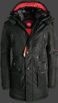 Jacken-Coat Questar HaHeMeAirTec Schwarz Jacke Herren Winter