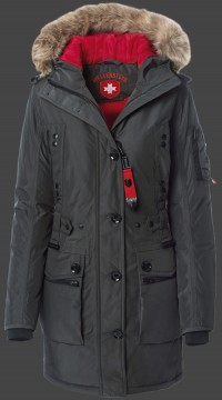 Jacken-Coat Questar Lady HaHeMeAirTec Graphit Jacke Damen Winter