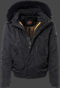 Jacken-Coat Remix HeroeAirTec Schwarz Jacke Herren Winter