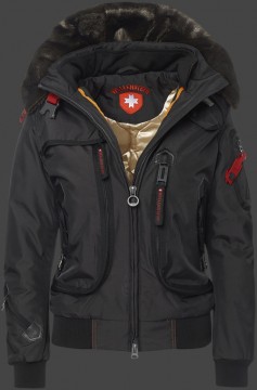 Jacken-Coat Rescue Jacket Lady Winter RainbowAirTec Coffee Jacke Damen Winter