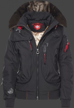 Jacken-Coat Rescue Jacket Lady Winter RainbowAirTec Schwarz Jacke Damen Winter