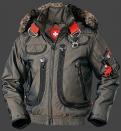 Jacken-Coat Rescue Jacket RainbowAirTec Goldenbrown Jacke Herren Winter