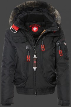 Jacken-Coat Rescue Jacket RainbowAirTec Schwarz Jacke Herren Winter
