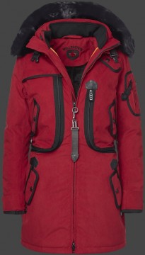 Jacken-Coat Rescue Parka Lady Winter HDDAirTec Darkred Jacke Damen Winter