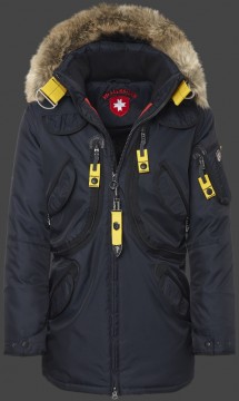 Jacken-Coat Rescue Parka RainbowAirTec Midnightblue Jacke Herren Winter