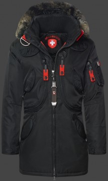 Jacken-Coat Rescue Parka RainbowAirTec Schwarz Jacke Herren Winter