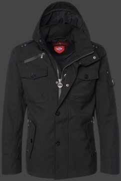 Jacken-Coat Retro RayWoAirTec Schwarz Jacke Herren Sommer