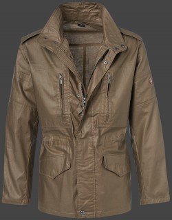 Jacken-Coat Safari PaperCottonAirTec Khaki Jacke Herren Sommer
