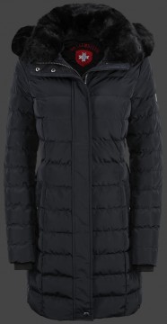 Jacken-Coat Santorin Long TiSaAirTec Midnightblue Jacke Damen Winter