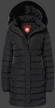 Jacken-Coat Santorin Long TiSaAirTec Schwarz Jacke Damen Winter