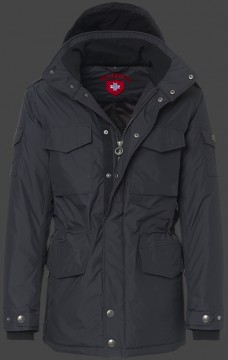Jacken-Coat Scotland Poly3AirTec Dunkelblau Jacke Herren Winter