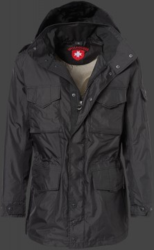 Jacken-Coat Scotland-Sommer Poly3AirTec Schwarz Jacke Herren Sommer