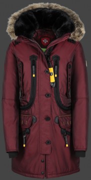Jacken-Coat Seacliff Women RainbowAirTec Granat Jacke Damen Winter