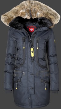 Jacken-Coat Seacliff Women RainbowAirTec Midnightblue Jacke Damen Winter