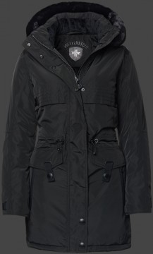 Jacken-Coat Season Winter TiSaAirTec Schwarz Jacke Damen Winter