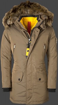 Jacken-Coat Snowdome GolDoxAirTec Khaki Jacke Herren Winter
