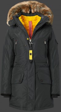 Jacken-Coat Snowtrail Lady HaHeMeAirTec Graphit Jacke Damen Winter