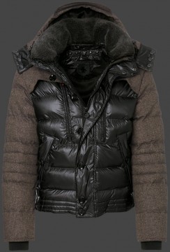 Jacken-Coat Stargate SnowAirTec Black/Brownmelange Jacke Herren Winter