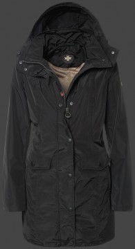 Jacken-Coat Stavanger Summer TiSaAirTec Schwarz Jacke Damen Sommer