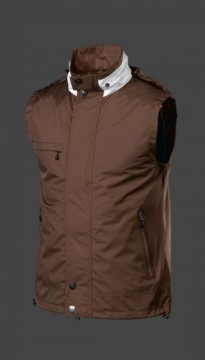 Jacken-Coat Strandweste Sommer PolyAirLite Haselnuss Jacke Herren Sommer