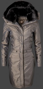 Jacken-Coat Symetry PepGoNavAirTec Brownblack Jacke Damen Winter