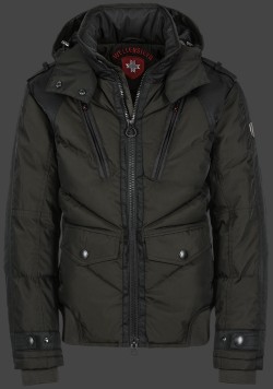 Jacken-Coat Synergy HeavenAirTec Armygrün Jacke Herren Winter